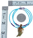 Multicolor Bead Southwestern Authentic Sterling Silver Leaf Necklace BX120795